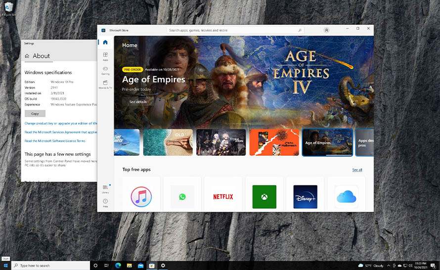 Windows 10 - aplikacja Microsoft Store