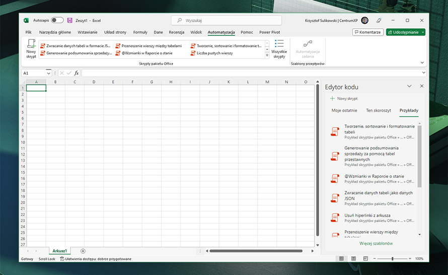 Automatyzacja w Excelu