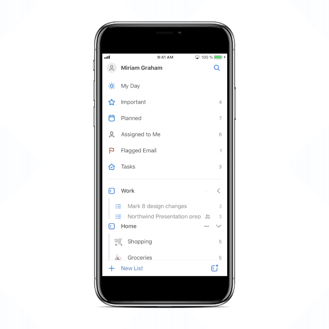 Grupy list w Microsoft To-Do