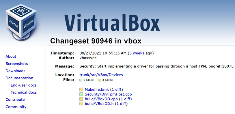 VirtualBox - Windows 11