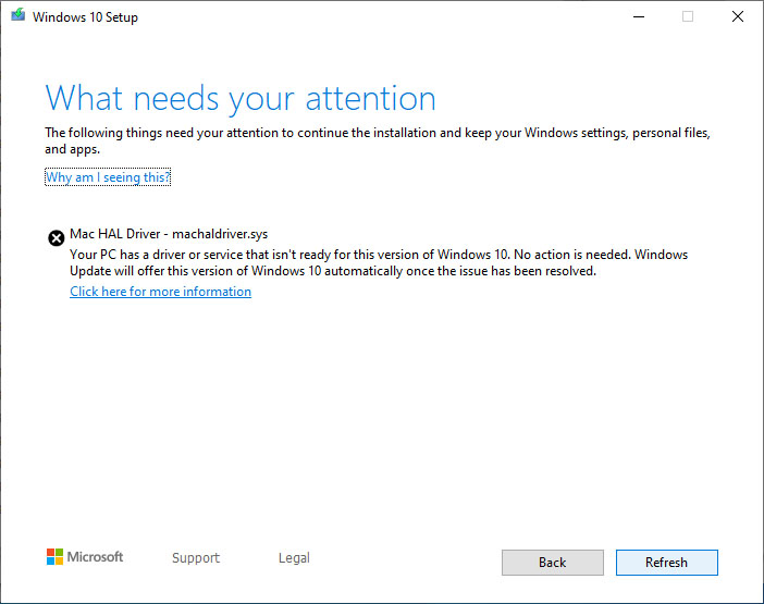 Windows 10 May 2019 Update na komputerach Mac
