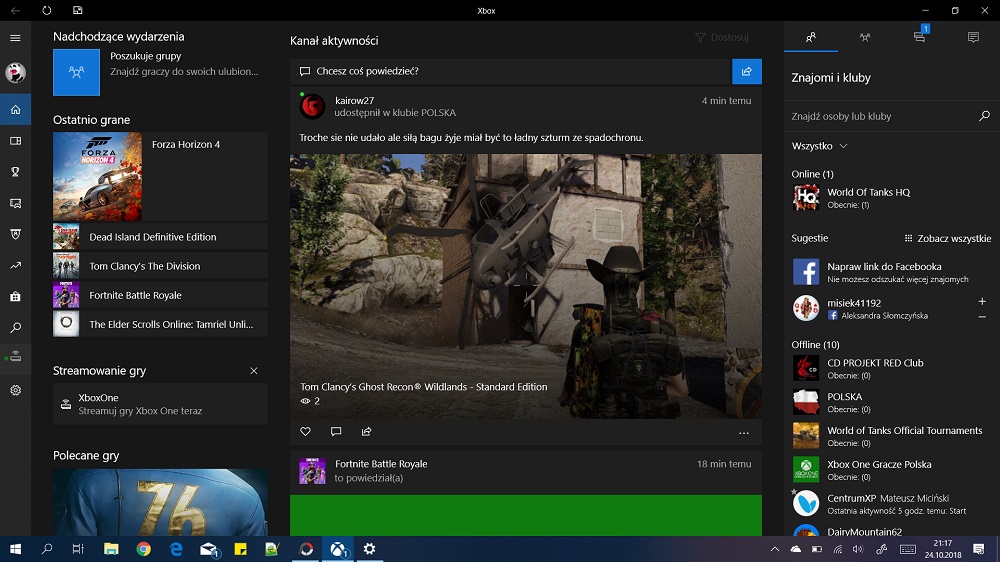 Xbox Aplikacja Windows 10