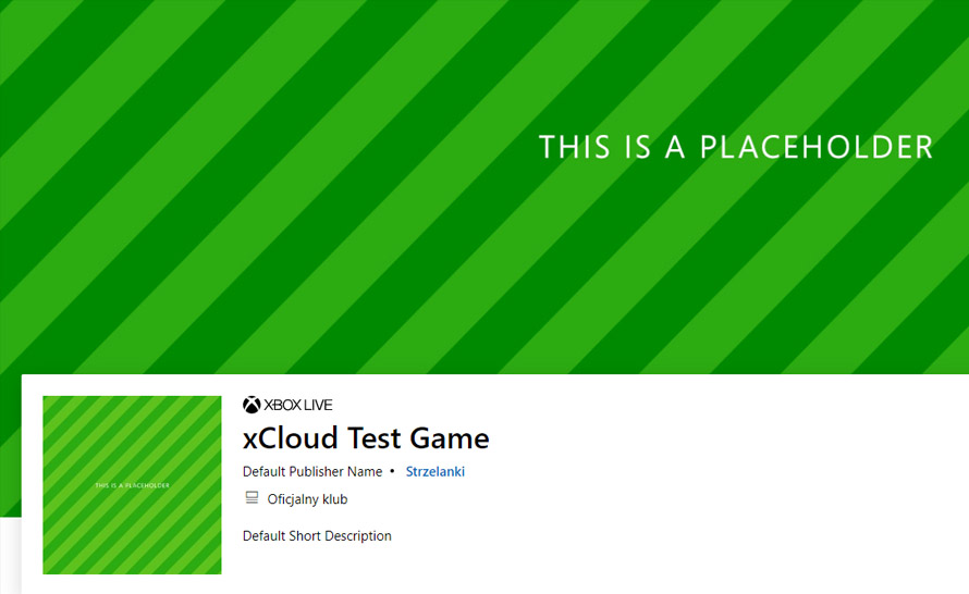 Xbox xCloud Aplikacja