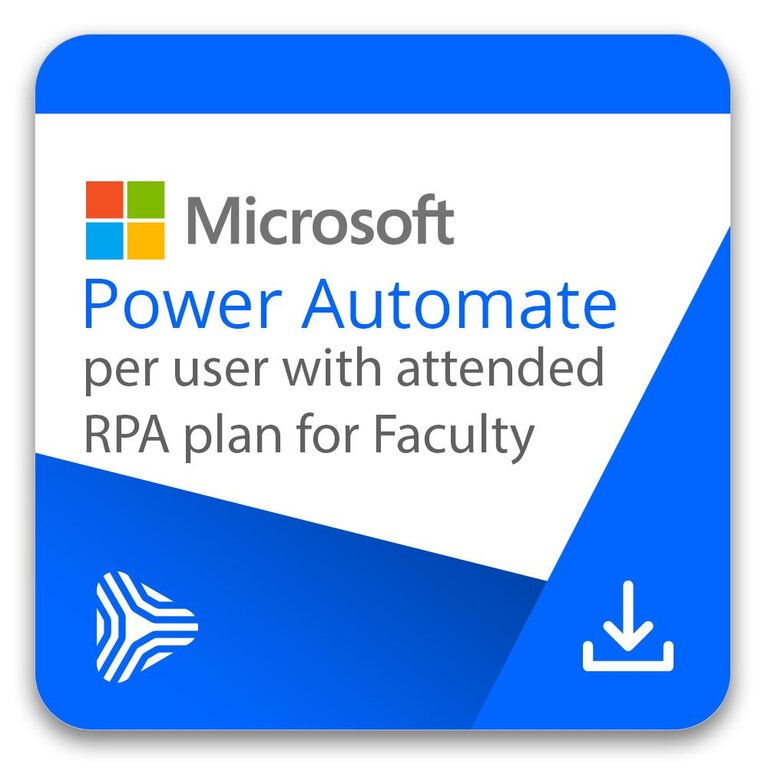 Power Automate per user with attended RPA plan for Faculty