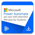 Power Automate per user with attended RPA plan for Students