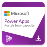 Power Apps Portals login capacity add-on Tier 4 (250 unit min) for Faculty