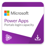 Power Apps Portals login capacity add-on Tier 5 (1000 unit min) for Students