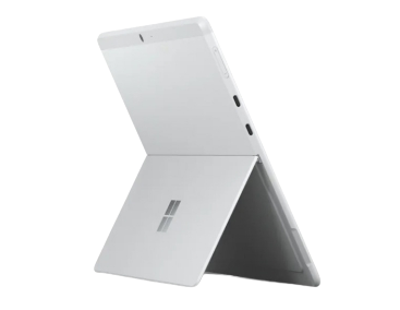 Surface Pro X platynowy widok z tyłu
