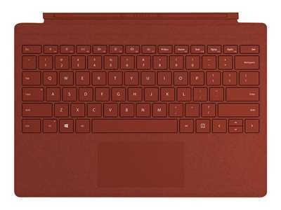 Surface Pro Signature Type Cover Poppy Red for Pro 7+